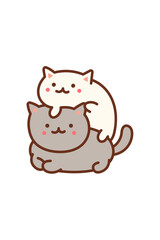 Kawaii Smiley Face Sticker: Cute Character for Any Project