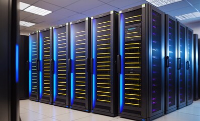 server technology datum network computer information rack room