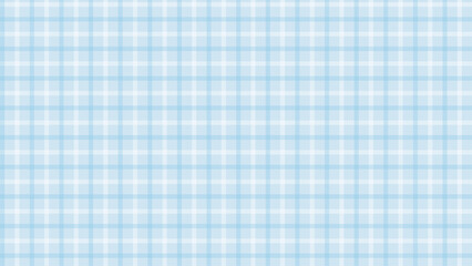 青と白のパステルカラーチェック柄、アスペクト比16:9