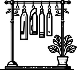 Coat rack furniture icon 8