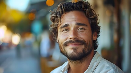 Fototapeta premium Engaging and Relatable Business Portrait