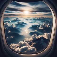 airplane window 