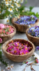 A health and wellness blog post featuring tips on using valerian root and other flowers for better sleep