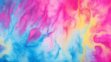 An abstract blend of rich pink and blue hues spread across the canvas creating a compelling fluid art piece with a sense of emotion