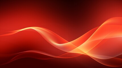 This image captures flowing red waves that suggest a rhythmic dance, representing life's ups and downs