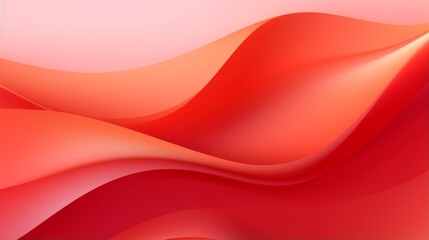 A soothing display of soft red and pink shades forms a tranquil abstract wave pattern, creating a peaceful and serene image