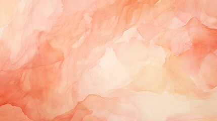 The image showcases a blend of red and peach watercolor stains that create a warm and soothing visual texture