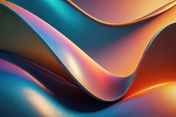 Abstract background with gradients colored, generative ai