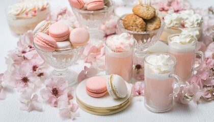 桃色のスイーツパーティー