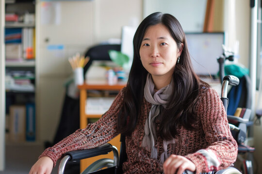 Inclusive workplace for wheelchair users