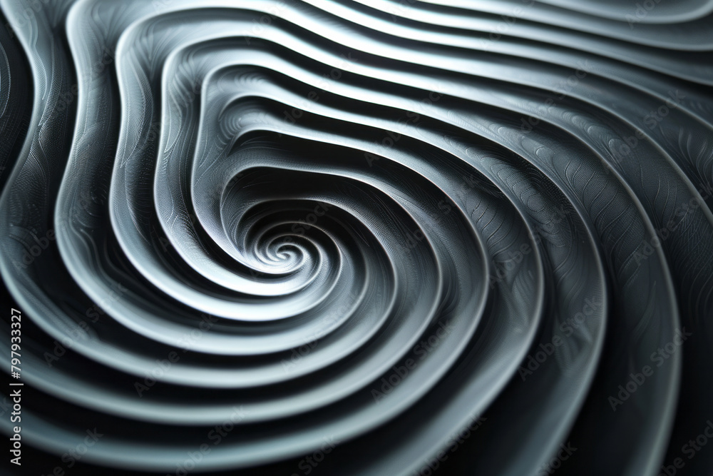 Leinwandbilder an optical illusion of converging lines that seem to pulsate, adding dynamism to a simple design,