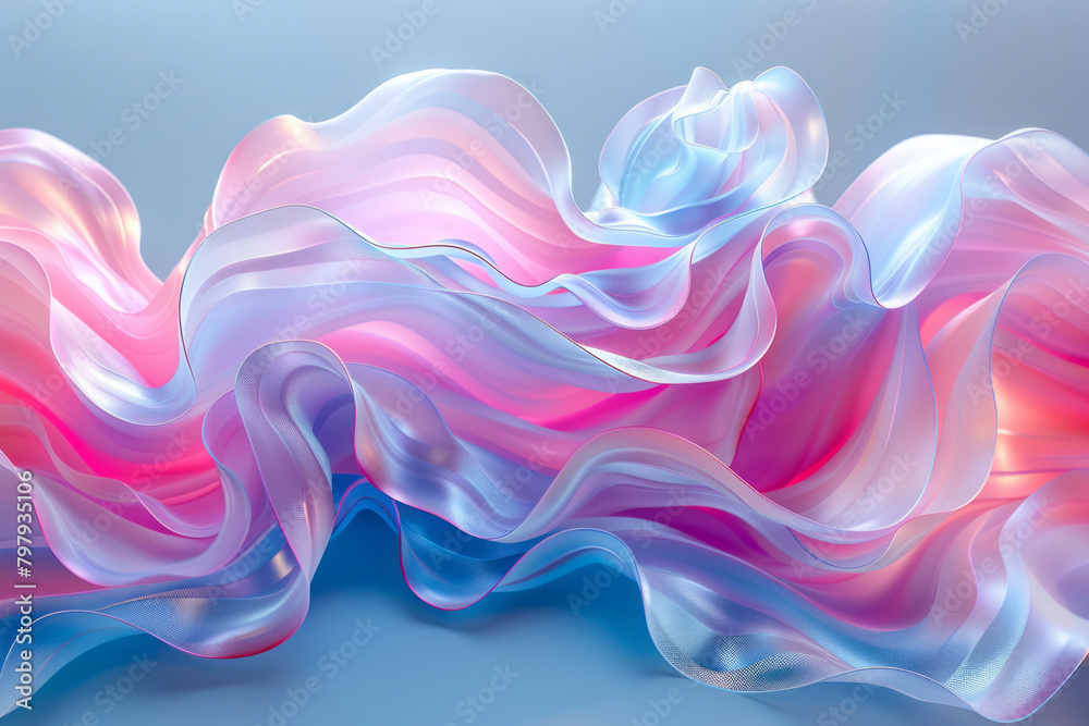 Leinwandbilder an image with stripes bending and swirling around each other, creating a fluid motion effect in past