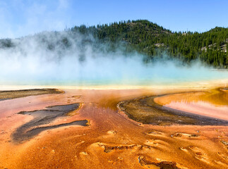 Yellowstone National Park Grand Prismatic