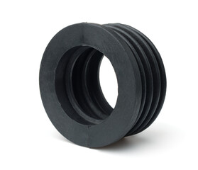 Black rubber plumbing seal cuff