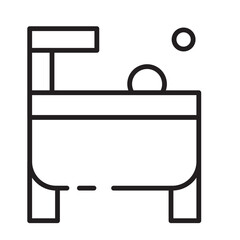 Bath Spa Yoga Line Icon