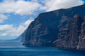the Los Gigantes cliffs in Tenerife, a famous landmark in the west of the island