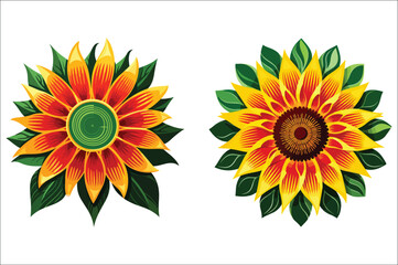 Juneteenth day flag Sunflower Flag Design illustration. African-American history. Vector illustration.
