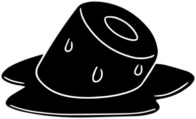 ice illustration water silhouette summer logo cooler icon bucket outline cold drink container glass alcohol beverage party cool condensation shape liquid refreshment full for vector graphic background