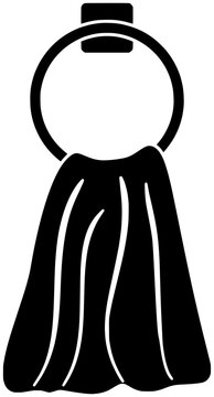 recommend clip art: towel illustration bath silhouette bathroom logo clean icon rack outline home hygiene household object dry wall hanger holder hand shape shower cloth interior for vector graphic background