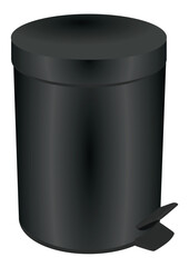 Home recycle bin. vector illustration