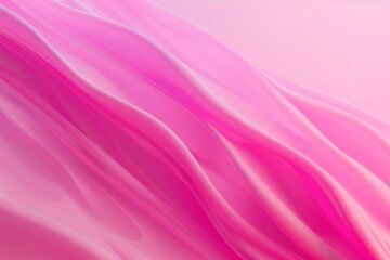 Obraz premium Abstract pink background with soft waves and folds of fabric