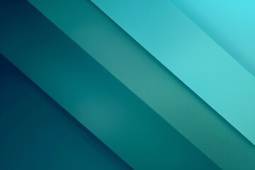 Abstract teal background with diagonal stripes of different shades of blue and green - obrazy, fototapety, plakaty