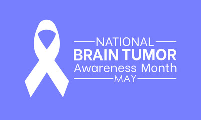 National Brain Tumor Awareness Month health awareness vector illustration. Disease prevention vector template for banner, card, background.
