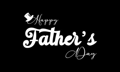 Father's Day love daddy vector illustration. Joyful vector template for banner, card, background.