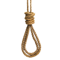 Noose, plain isolate on transparent png.