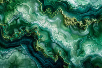 Moss green alcohol ink swirls, mimicking agate's organic patterns in high resolution