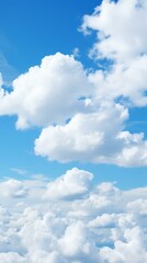 Naklejka na ściany i meble b'Blue sky with clouds background'