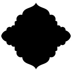Islamic Label Emblem Shape Glyph Pictogram symbol visual illustration