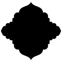 Islamic Label Emblem Shape Glyph Pictogram symbol visual illustration
