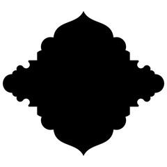 Islamic Label Emblem Shape Glyph Pictogram symbol visual illustration
