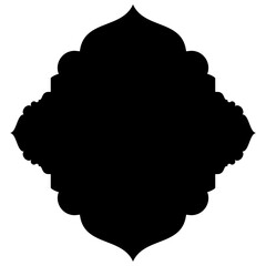 Islamic Label Emblem Shape Glyph Pictogram symbol visual illustration