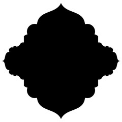 Islamic Label Emblem Shape Glyph Pictogram symbol visual illustration
