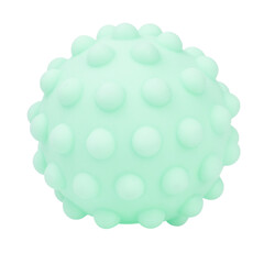 ball dog bone pet toy isolated on white background