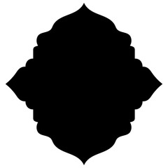 Islamic Label Emblem Shape Glyph Pictogram symbol visual illustration