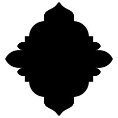 Islamic Label Emblem Shape Glyph Pictogram symbol visual illustration