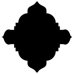 Islamic Label Emblem Shape Glyph Pictogram symbol visual illustration