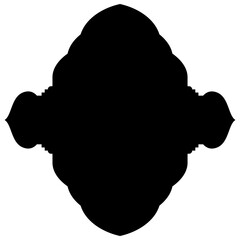 Islamic Label Emblem Shape Glyph Pictogram symbol visual illustration