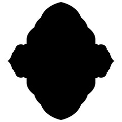 Islamic Label Emblem Shape Glyph Pictogram symbol visual illustration