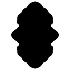 Islamic Label Emblem Shape Glyph Pictogram symbol visual illustration