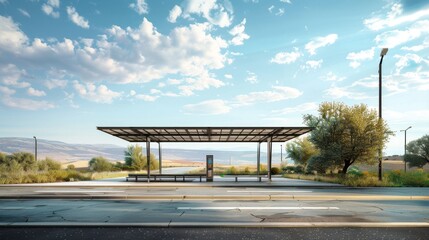 rest area on toll road