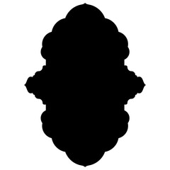 Islamic Label Emblem Shape Glyph Pictogram symbol visual illustration