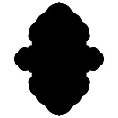 Islamic Label Emblem Shape Glyph Pictogram symbol visual illustration