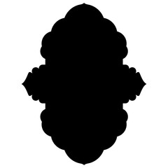 Islamic Label Emblem Shape Glyph Pictogram symbol visual illustration
