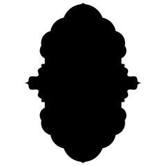 Islamic Label Emblem Shape Glyph Pictogram symbol visual illustration