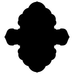 Islamic Label Emblem Shape Glyph Pictogram symbol visual illustration