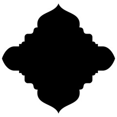 Islamic Label Emblem Shape Glyph Pictogram symbol visual illustration